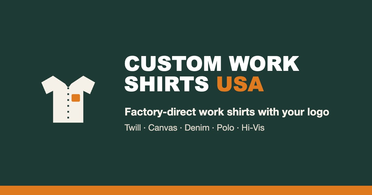 Twill vs Canvas vs Denim: Choosing Work Shirt Fabric